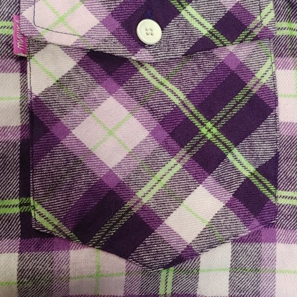 Mishka NYC Long Sleeve Flannel XXL Mens Plaid Streetwear - Picture 5 of 8